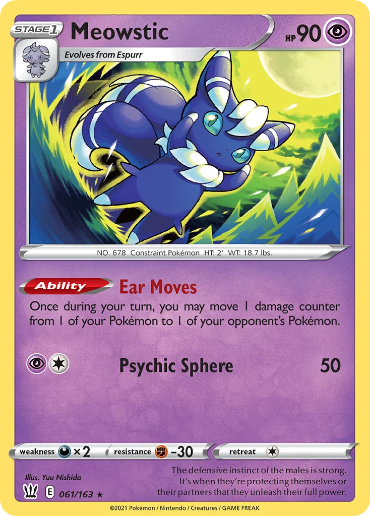Meowstic 061 Battle Styles