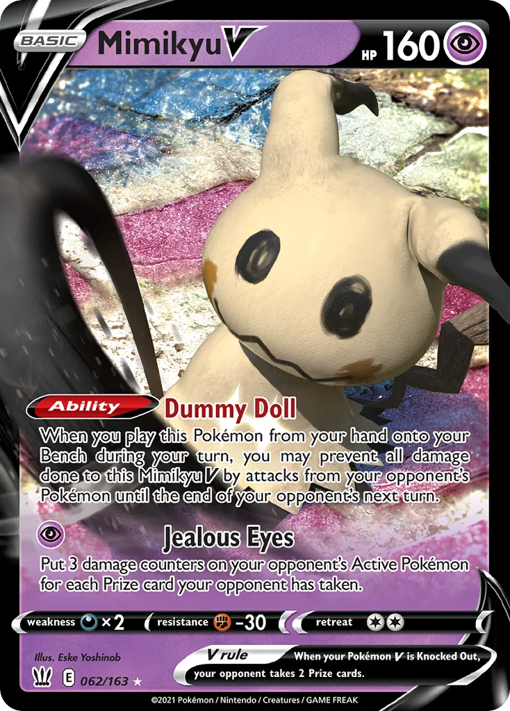Mimikyu V 062 Battle Styles