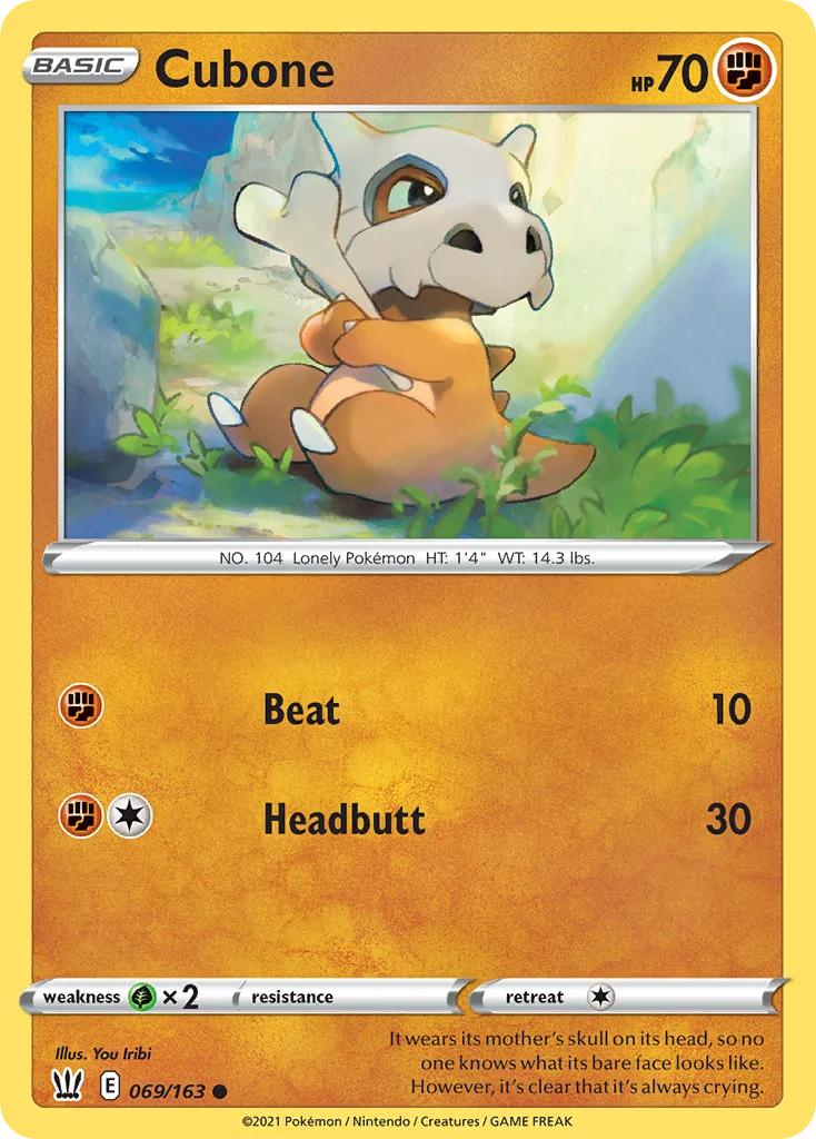 Cubone 069 Battle Styles