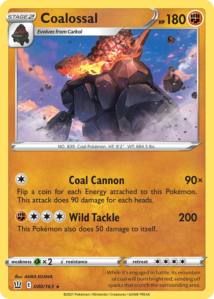 Coalossal 080 Battle Styles