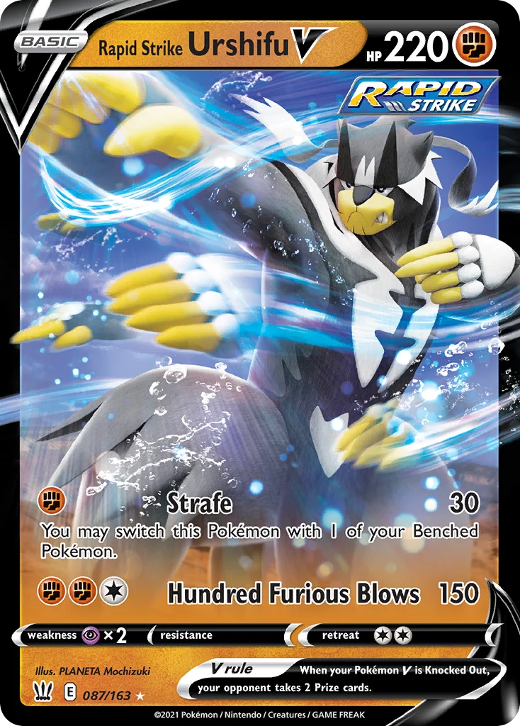 Rapid Strike Urshifu V 087 Battle Styles