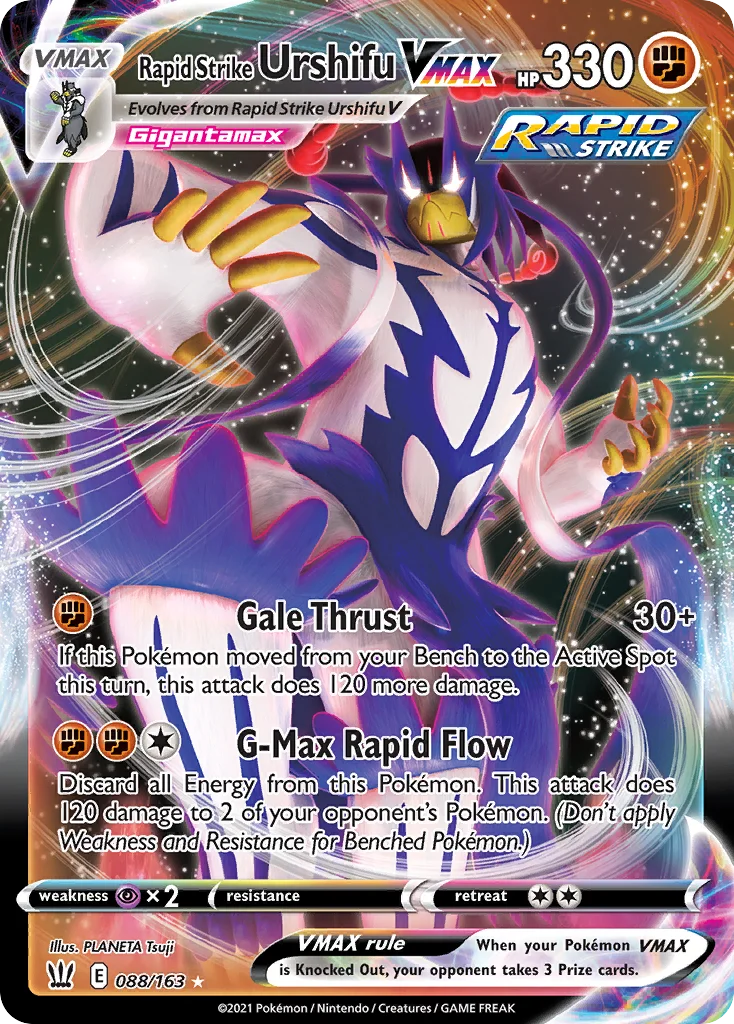 Rapid Strike Urshifu VMAX 088 Battle Styles