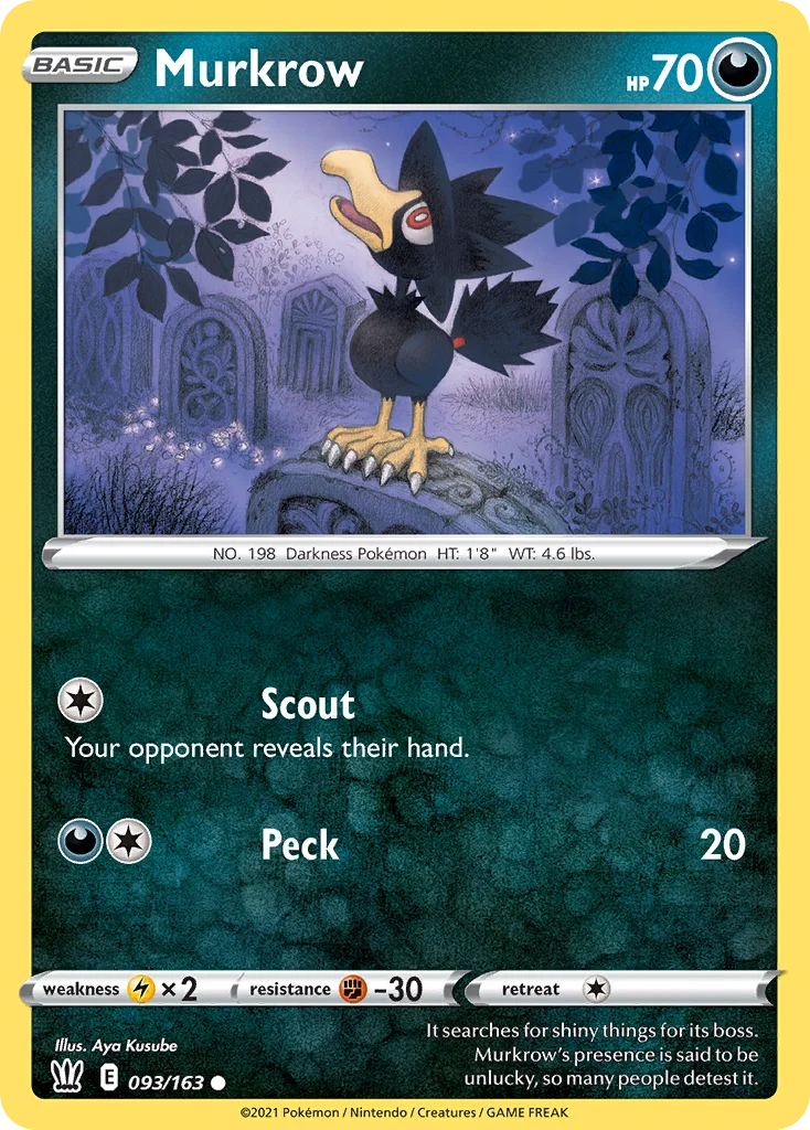 Murkrow 093 Battle Styles