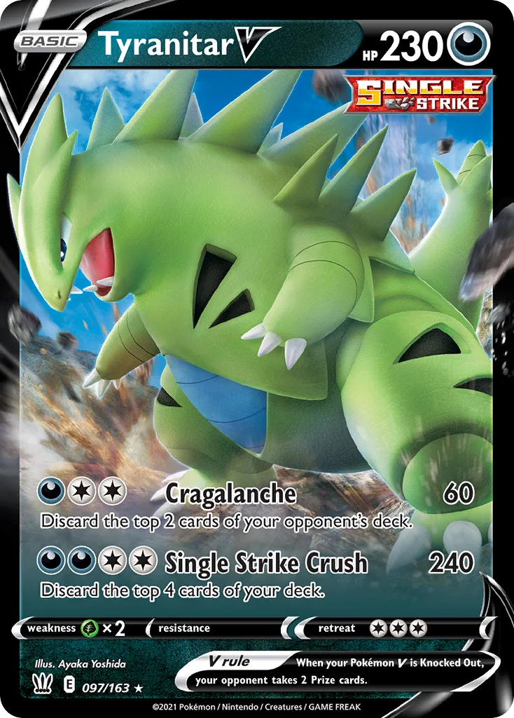 Tyranitar V 097 Battle Styles