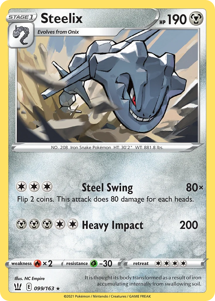 Steelix 099 Battle Styles