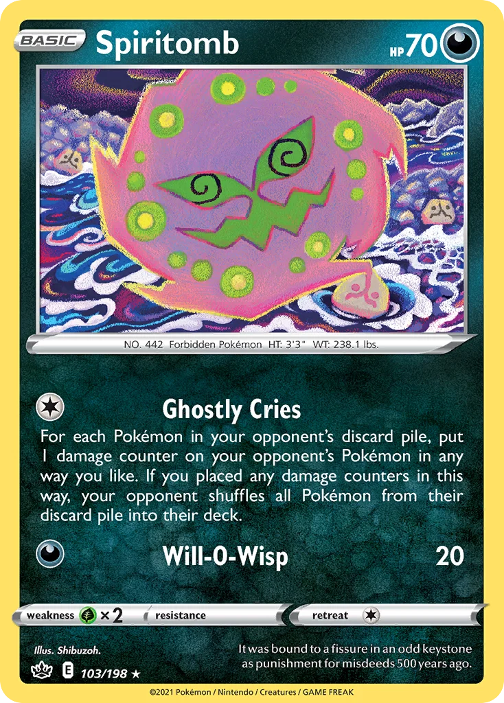 Spiritomb 103 Chilling Reign