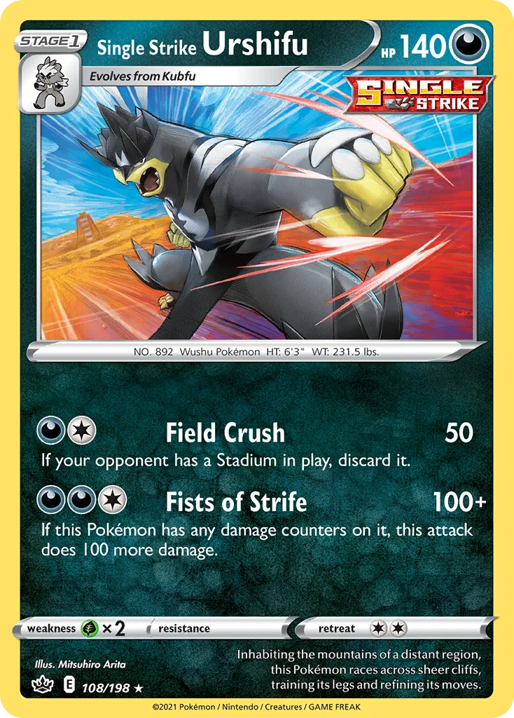 Single Strike Urshifu 108 Chilling Reign