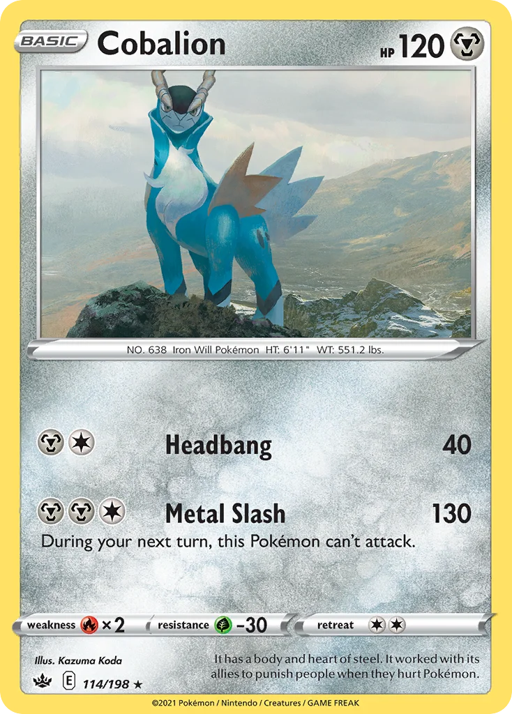 Cobalion 114 Chilling Reign
