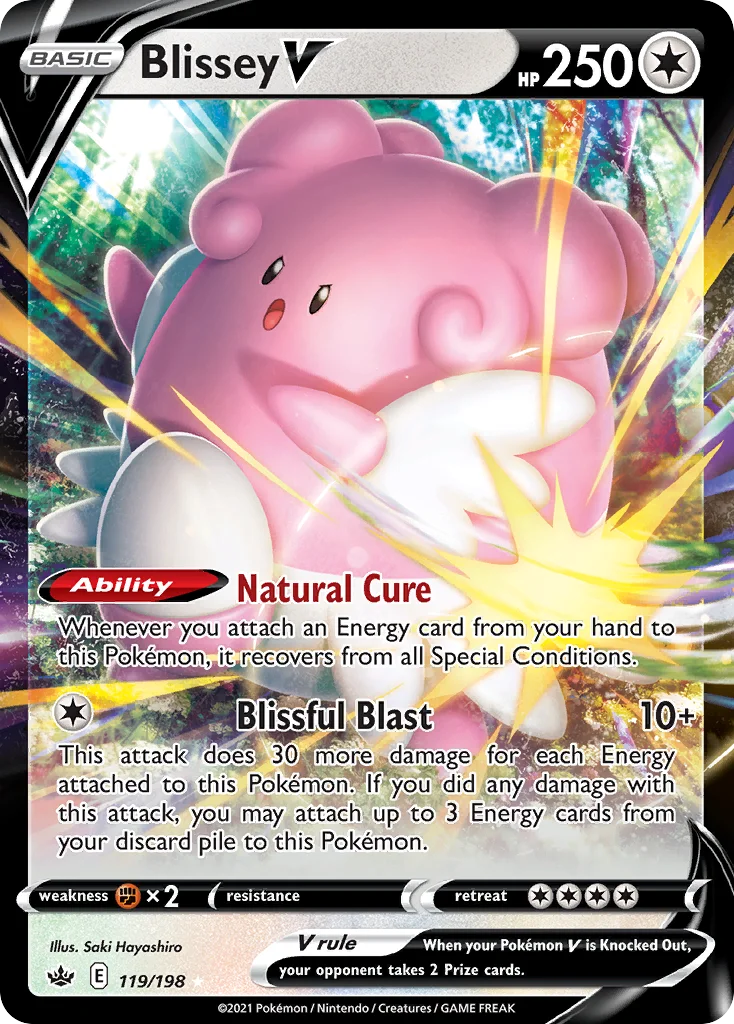 Blissey V 119 Chilling Reign
