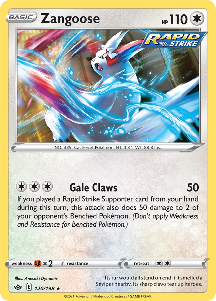 Zangoose 120 Chilling Reign