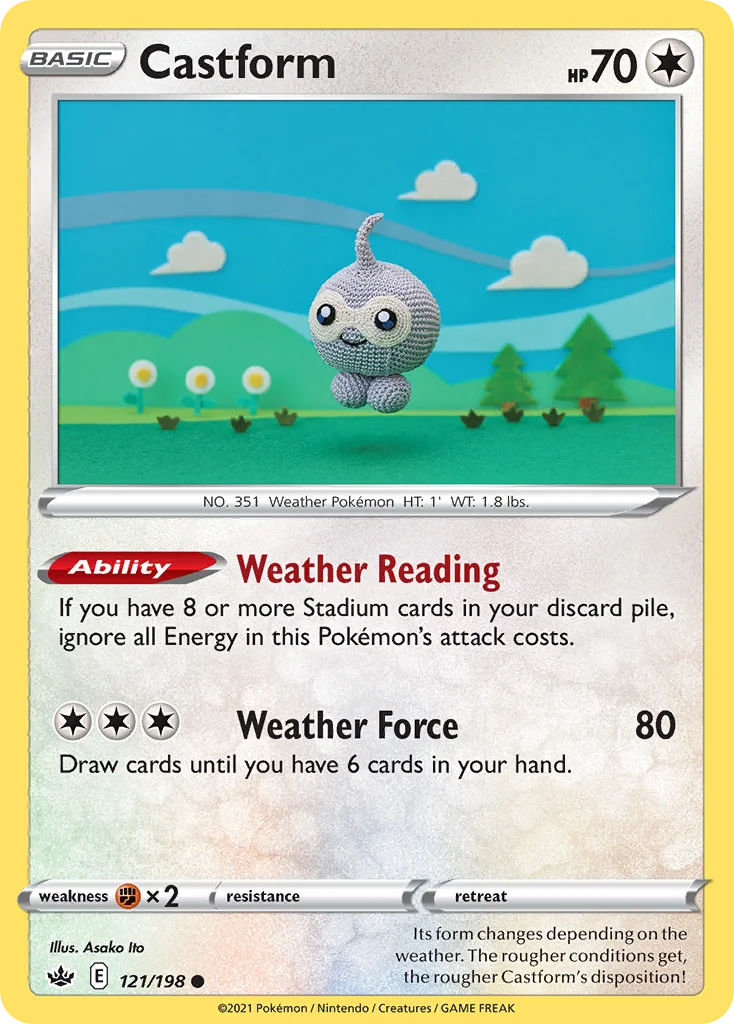 Castform 121 Chilling Reign