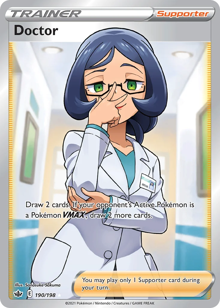 Doctor 190 Chilling Reign Pokemon Card
