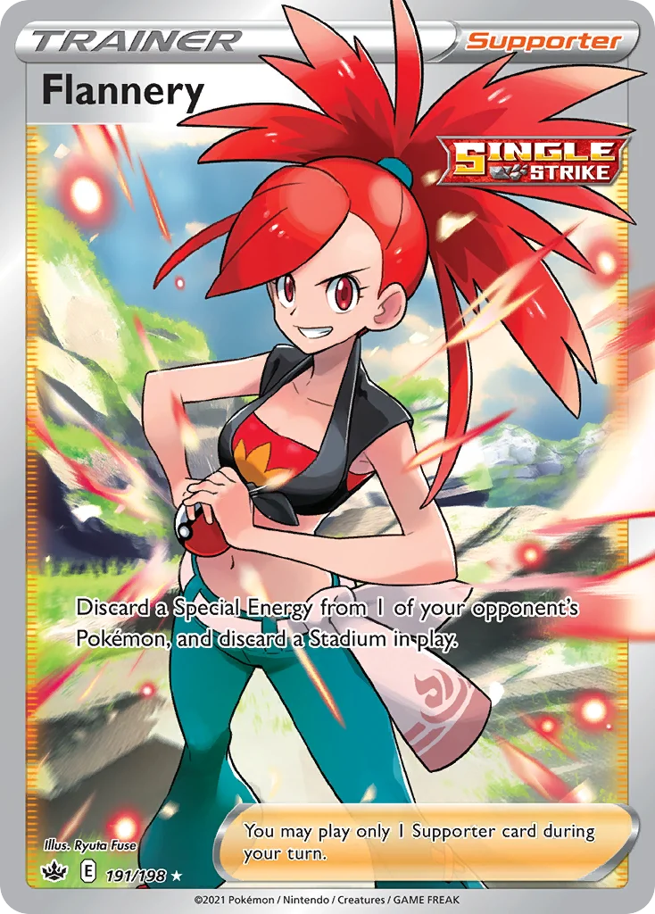 Flannery 191 Chilling Reign Pokemon Card