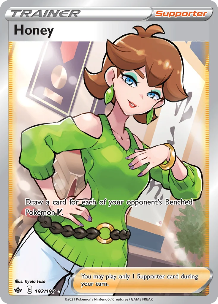 Honey 192 Chilling Reign Pokemon Card