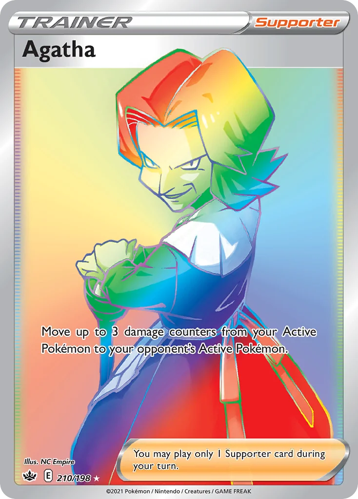 Agatha 210 Chilling Reign Pokemon Card