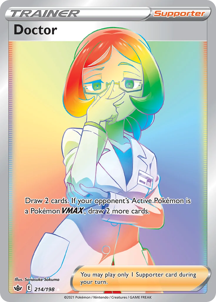 Doctor 214 Chilling Reign Pokemon Card