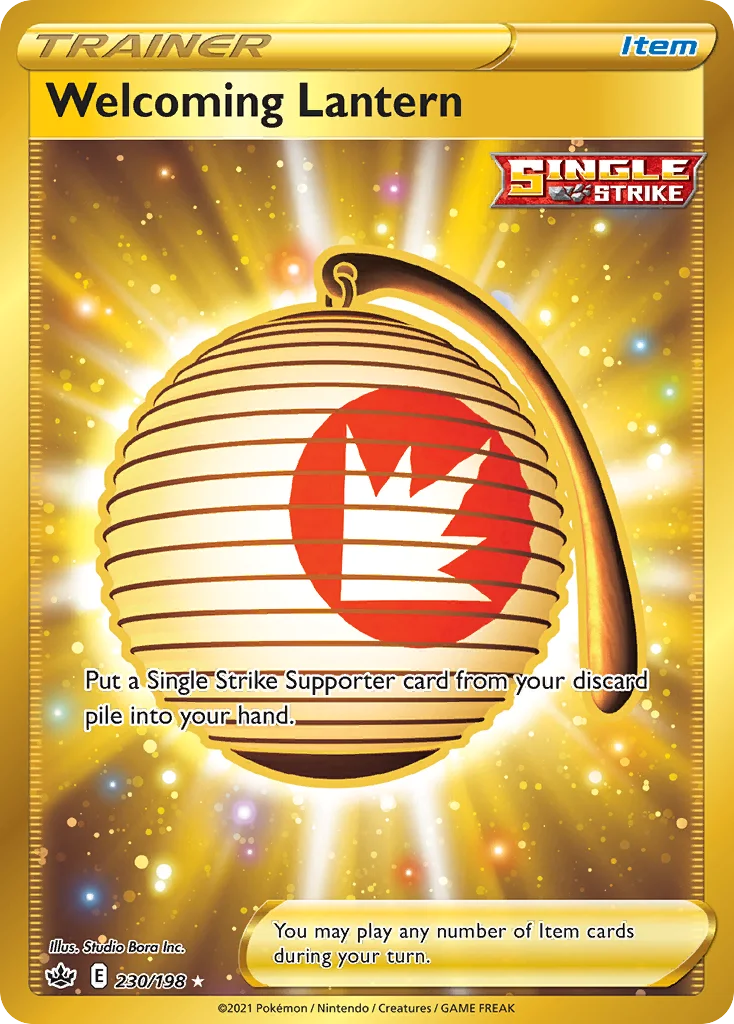 Welcoming Lantern 230 Chilling Reign Pokemon Card