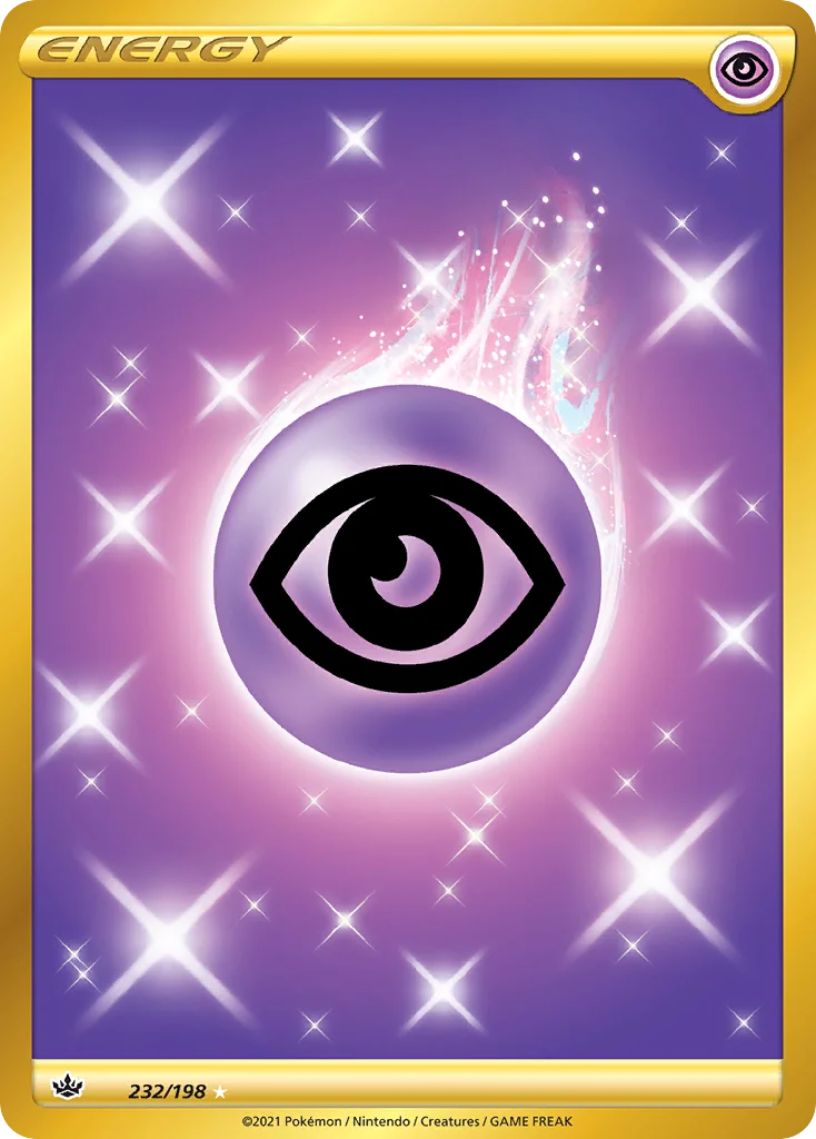 Psychic Energy 232 Chilling Reign Pokemon Card