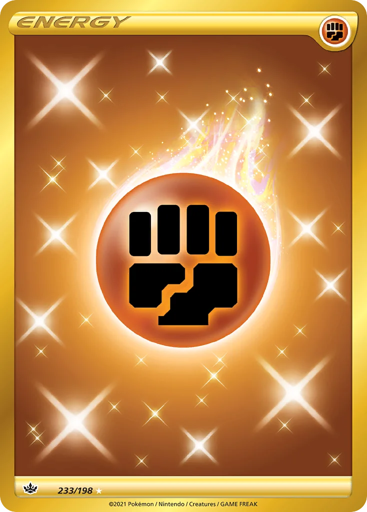 Fighting Energy 233 Chilling Reign Pokemon Card