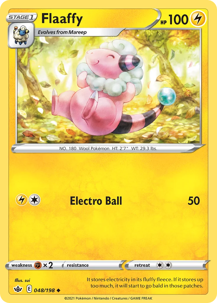 Flaaffy 048 Chilling Reign Pokemon Card