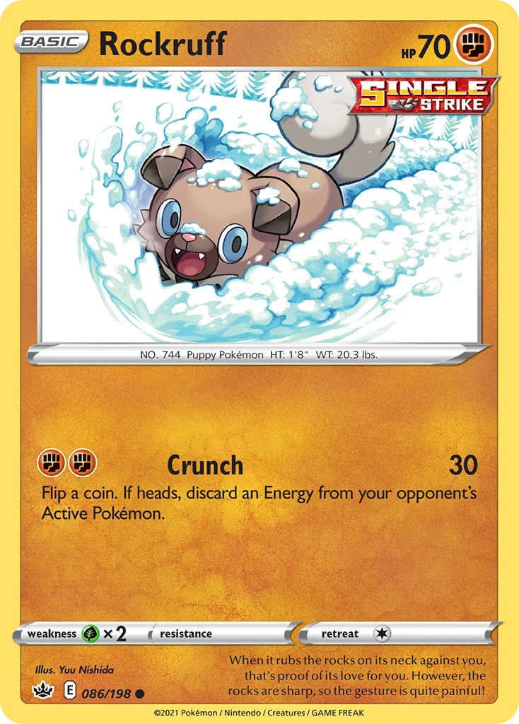 Rockruff 086 Chilling Reign