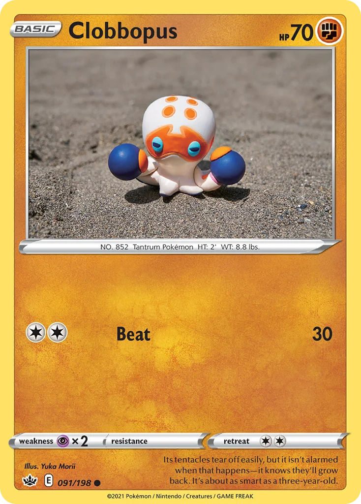 Clobbopus 091 Chilling Reign Pokemon Card