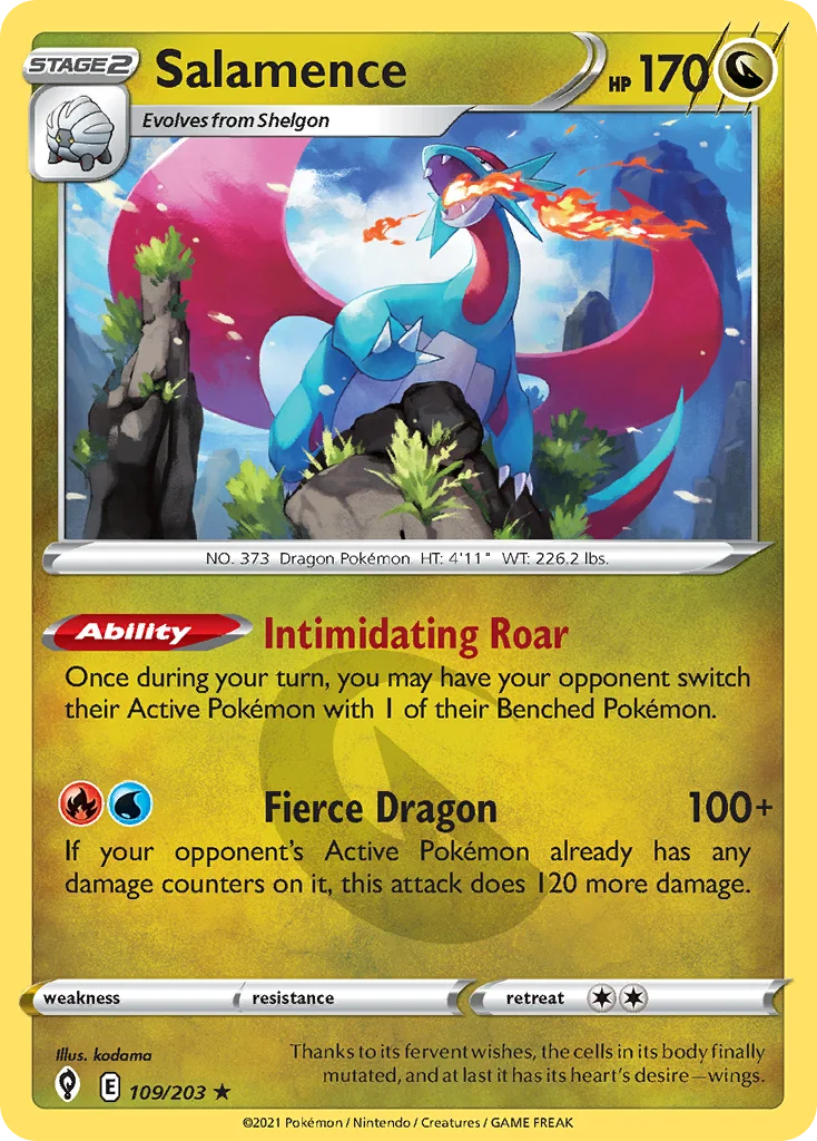 Salamence 109 Evolving Skies