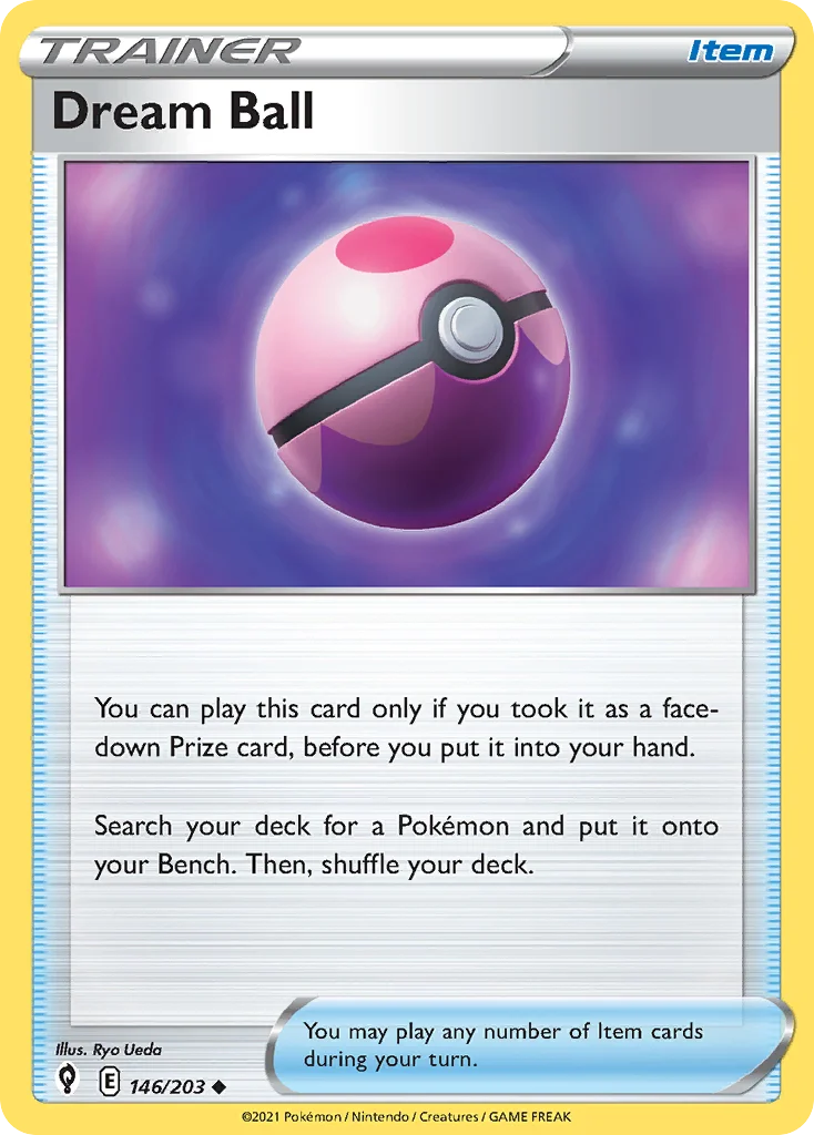 Dream Ball 146 Evolving Skies Pokemon Card