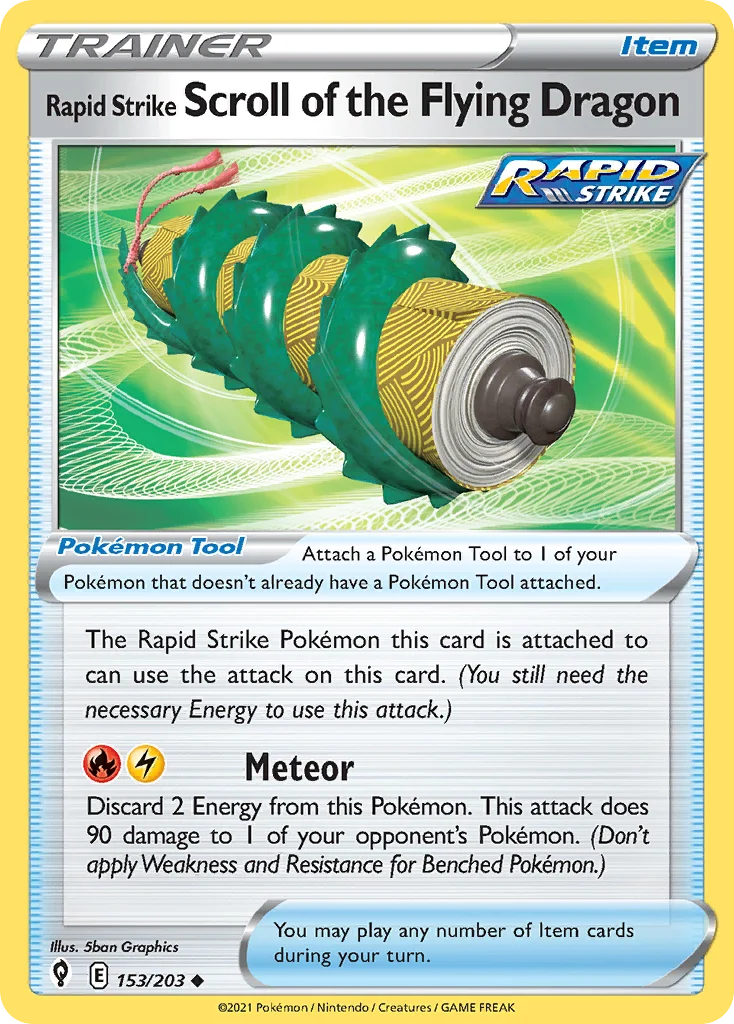Rapid Strike Scroll of the Flying Dragon 153 Evolving Skies