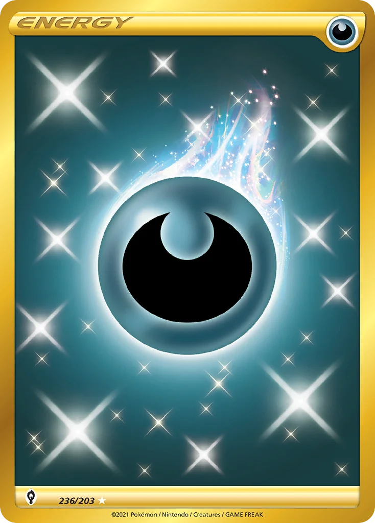 Darkness Energy 236 Evolving Skies Pokemon Card
