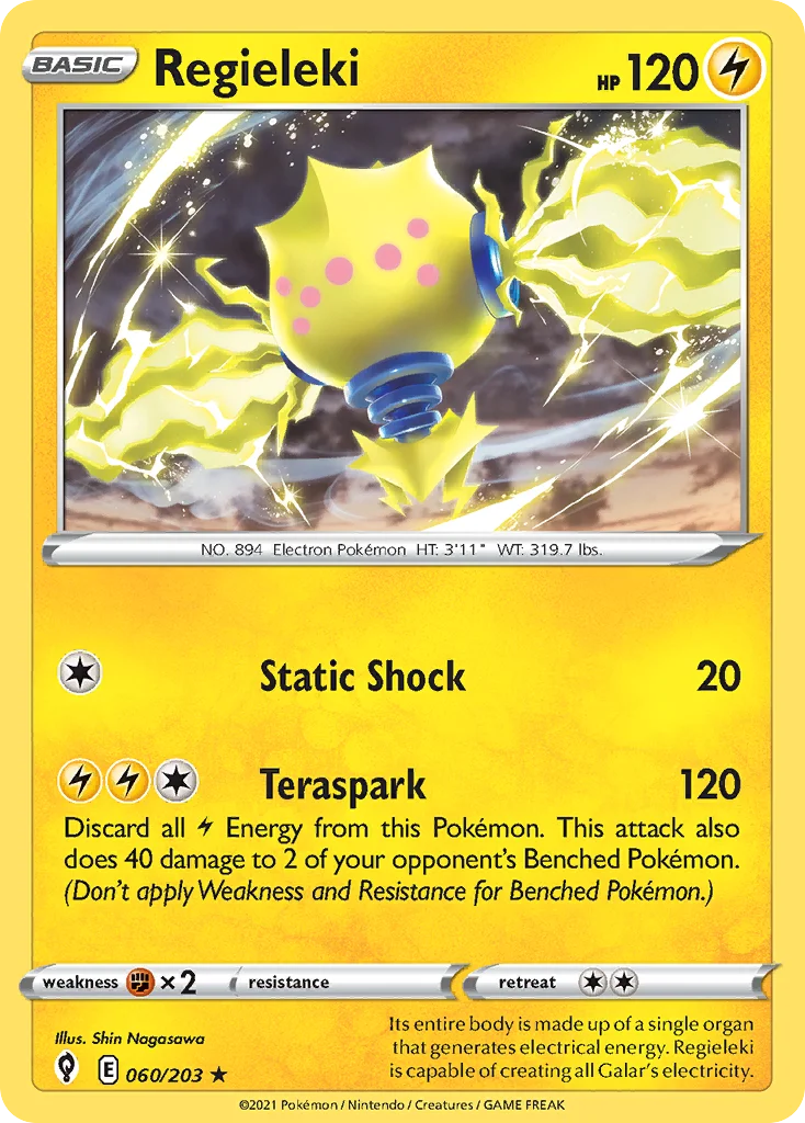 Regieleki 060 Evolving Skies Pokemon Card