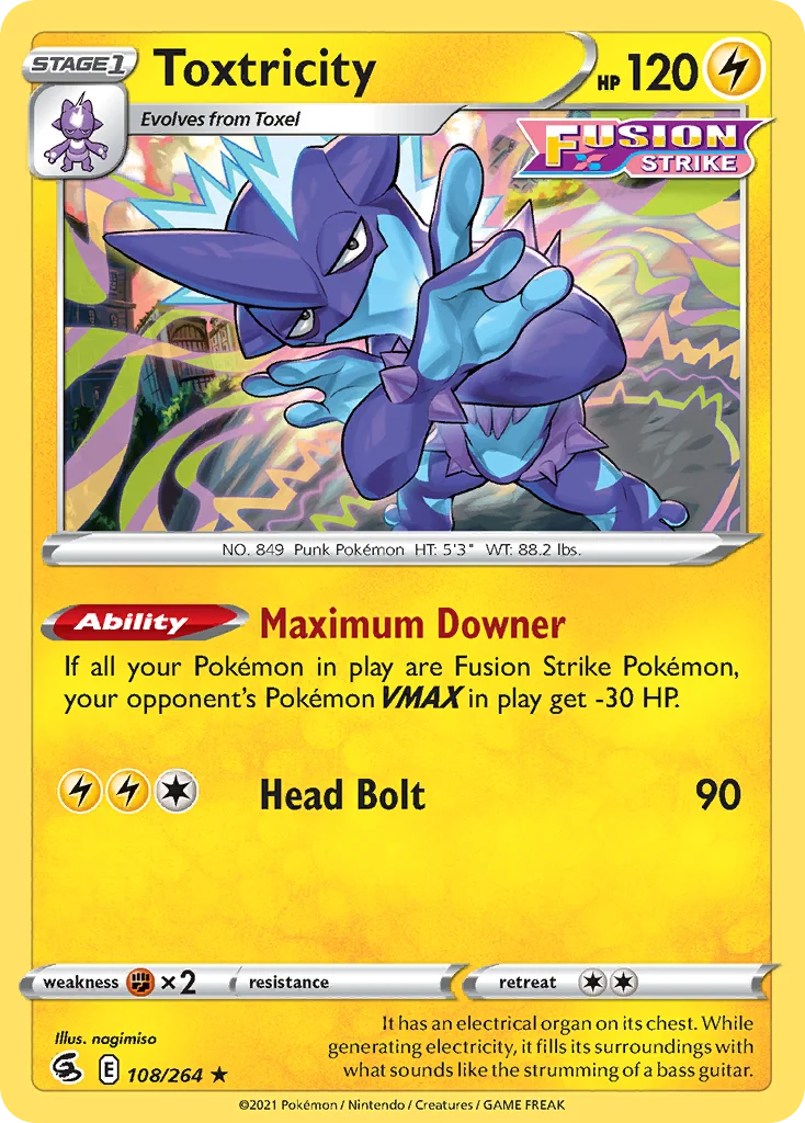 Toxtricity 108 Fusion Strike