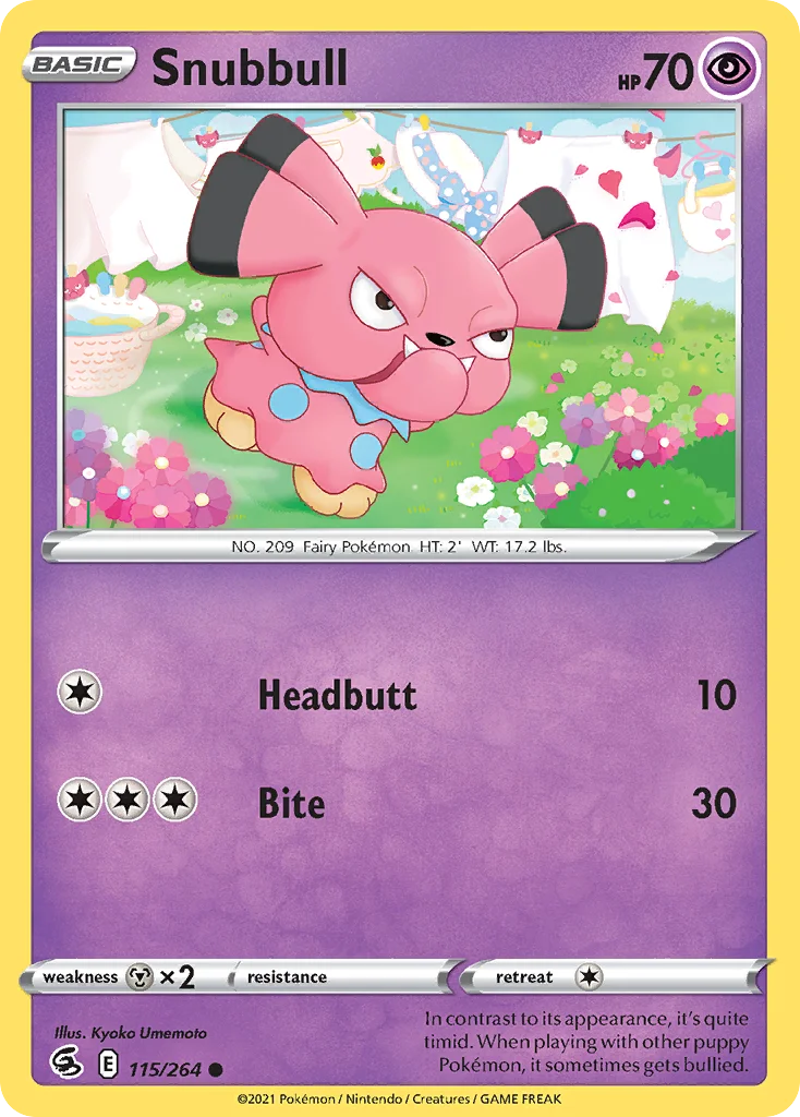 Snubbull 115 Fusion Strike