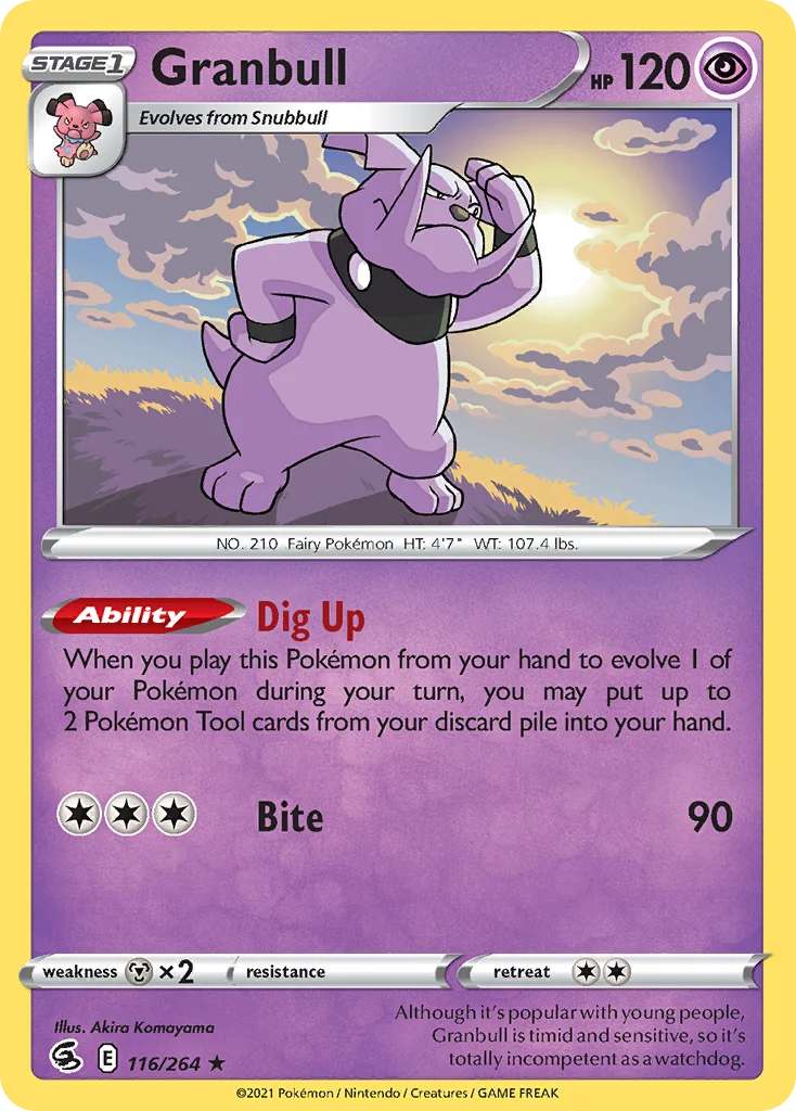 Granbull 116 Fusion Strike