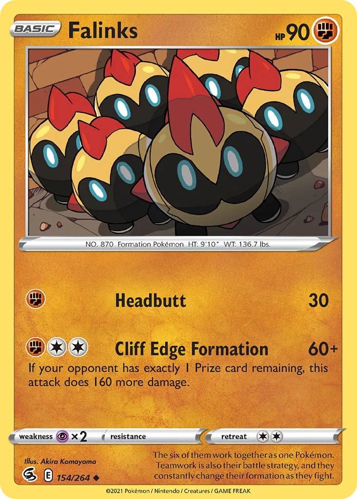 Falinks 154 Fusion Strike Pokemon Card