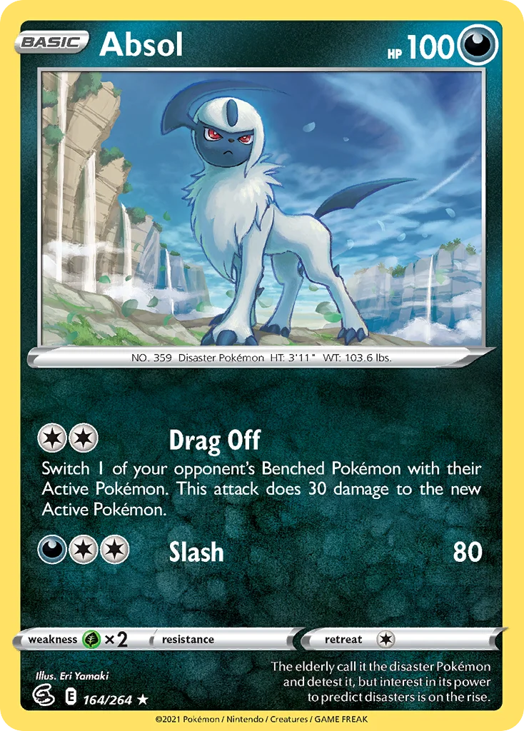 Absol 164 Fusion Strike Pokemon Card