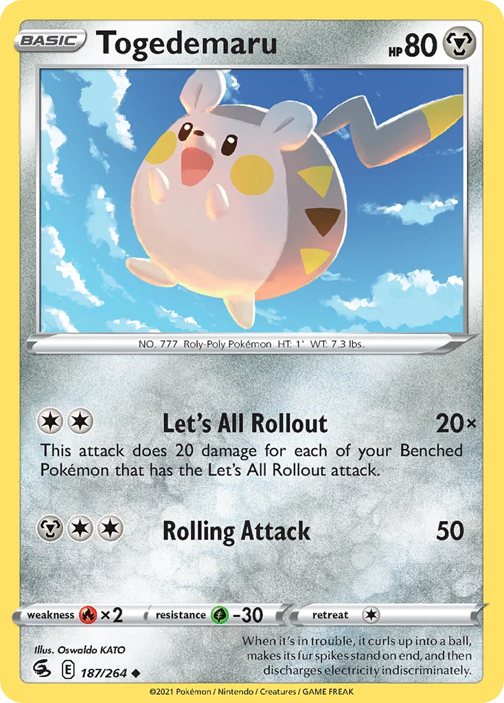 Togedemaru 187 Fusion Strike