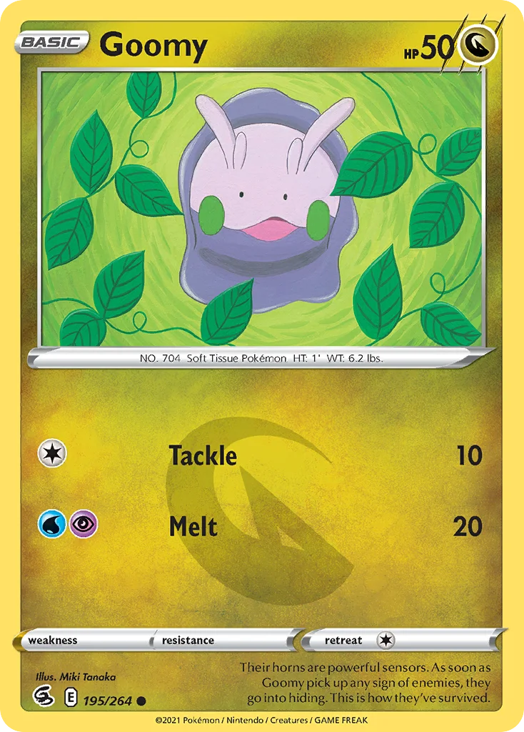 Goomy 195 Fusion Strike Pokemon Card