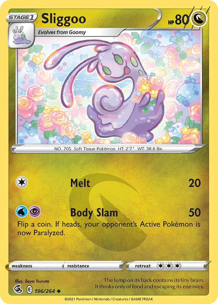 Sliggoo 196 Fusion Strike Pokemon Card