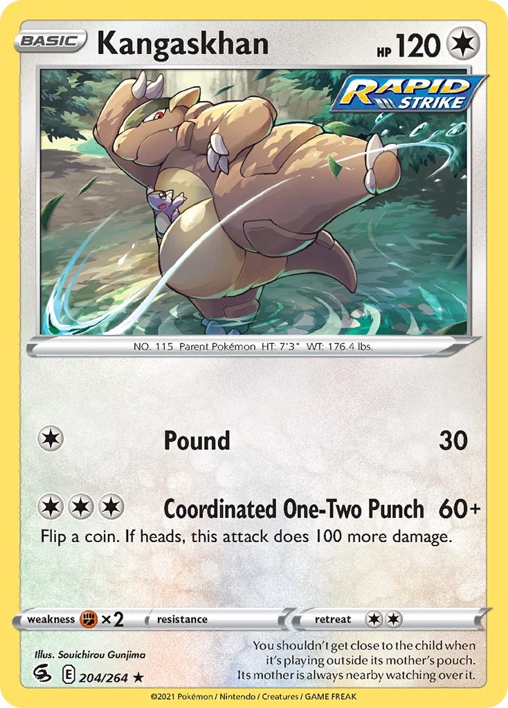 Kangaskhan 204 Fusion Strike