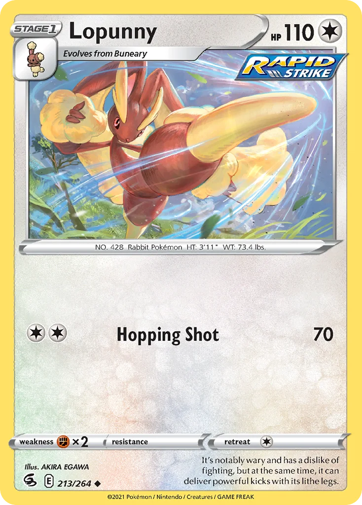Lopunny 213 Fusion Strike
