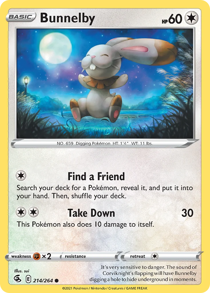 Bunnelby 214 Fusion Strike