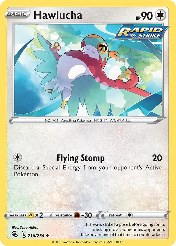Hawlucha 216 Fusion Strike