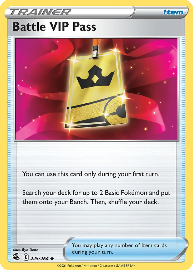 Battle VIP Pass 225 Fusion Strike Pokemon Card