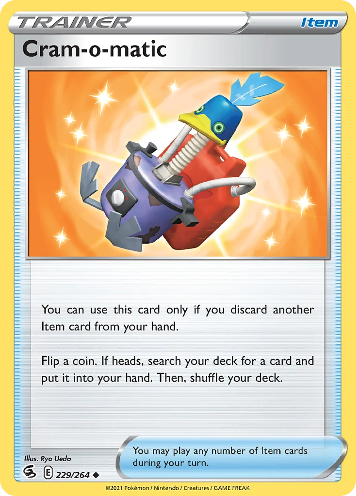 Cram-o-matic 229 Fusion Strike Pokemon Card