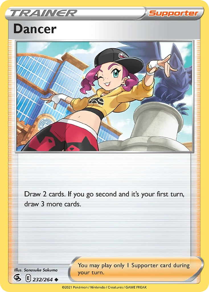 Dancer 232 Fusion Strike Pokemon Card