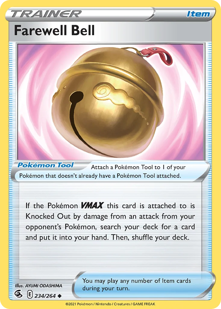 Farewell Bell 234 Fusion Strike Pokemon Card