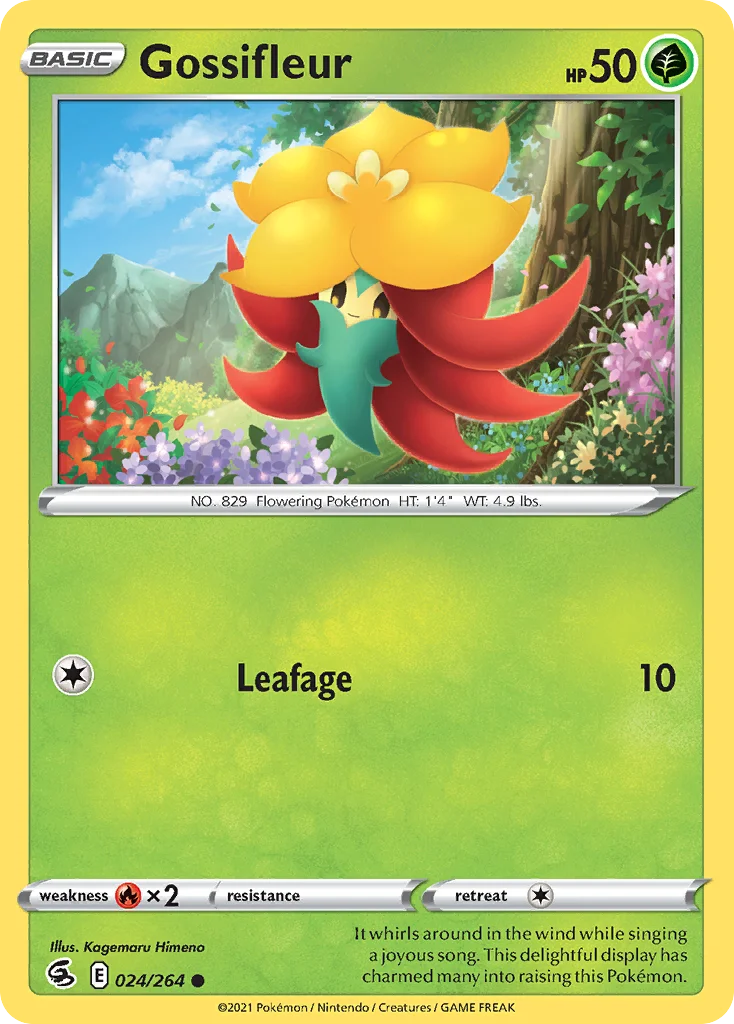 Gossifleur 024 Fusion Strike Pokemon Card
