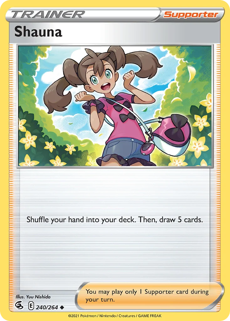 Shauna 240 Fusion Strike Pokemon Card