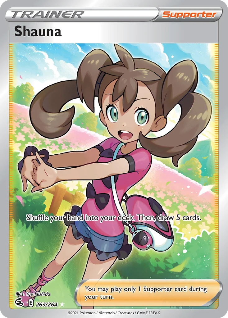 Shauna 263 Fusion Strike Pokemon Card